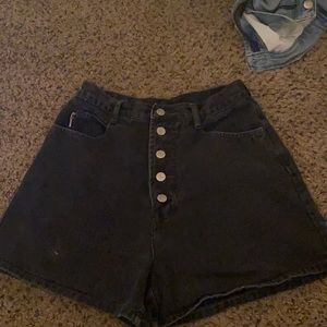 Vintage Bongo Button Fly Mom Shorts